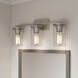 Verlana 3 Light 22 inch Brushed Nickel Vanity Light Wall Light